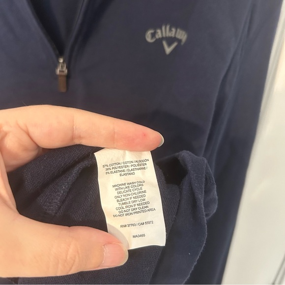 Callaway‎ Lightweight Quarter Zip Pullover, L - Picture 5 of 6
